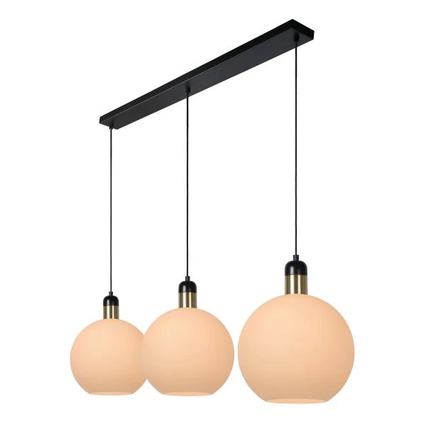 Lucide JULIUS - Pendant light - 3xE27 - Opal - detail 3